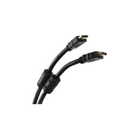 Кабель Telecom HDMI-19M --- HDMI-19M, ver 2.0+3D/Ethernet, 2 фильтра, 10m TCG200F-10M