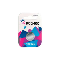 Элемент питания КОСМОС CR 2025 1BL KOC20251BL