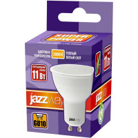 Светодиодная лампа Jazzway PLED-SP 11Вт PAR16 GU10 3000K теплый белый GU10 920лм 230В/50Гц 5019454