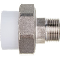 Комбинированная муфта VALFEX PP-R белая, разъем 32х3/4 дюйма НР 10156220 127-0226