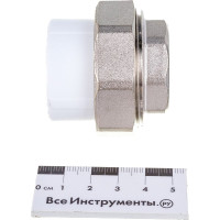 Комбинированная муфта VALFEX PP-R белая, разъем 32х1 дюйма ВР 10155025 127-0215