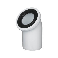 Фановая труба для унитаза АНИ Пласт 110 мм, 45 гр., пластиковая труба W4220 025-0159