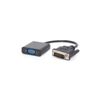 Переходник Cablexpert 25M/15F, длина кабеля 0,2м, черный, пакет A-DVID-VGAF-01