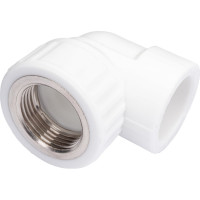 Комбинированный угольник VALFEX PP-R белый, 32х1 дюйма ВР 10125032 127-0591