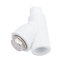 Сетчатый фильтр VALFEX PP-R белый, 20х45°, вн/нр пайка 10142020 036-0619