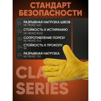 Перчатки из цельного спилка Start WeldMaster STG0220