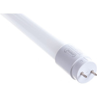 Лампа светодиодная General Lighting Systems GLT8F-600-10-4000-M, 10Вт, 840Лм, 230В, цоколь G13, колба Т8 (трубка), 600х28мм, 4000К - нейтральный белый свет 654200