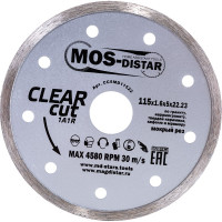 Круг алмазный 1A1R Clear Cut Чистый рез (115х1.6х5х22.23 мм) МОS-DISTAR CC5MD11522