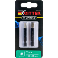 Бита 30 x 50 мм магнитная 2 шт. Diamond TORX RITTER PS20193055