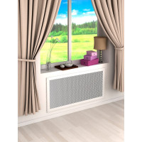 Экран для радиатора Стильный Дом Глория 120х60 см, белый v546728