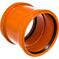 Соединительная муфта наружной канализации RTP 110 мм 36697