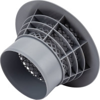 Вентиляционный зонт RTP 110 мм, серый 40369