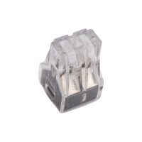 Соединительная клемма СВЕТОЗАР 4-х проводная, 400В, 24А, 0,75-2,5мм2, 2шт 49170-4