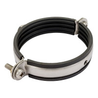 Трубный хомут КРЕП-КОМП нержавеющий 3 83-93 М10 304 2х25 миллиметр TR3М10SS52