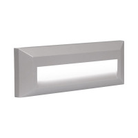 Светодиодный светильник Jazzway PST/W S230080 3Вт 4000К IP65 накладной для подсветки стен и ступеней фасадный серый 5005594