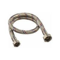 Подводка для воды СТМ ГИГАНТ 3/4", гайка-гайка, 80 cм CWGHF080