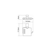 Держатель туалетной бумаги WasserKRAFT Leine K-5025WHITE