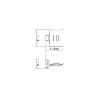 Мыльница WasserKRAFT Leine K-5029WHITE