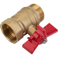 Шаровой кран для воды ОПТИМА 1" г/ш бабочка SOFMB001