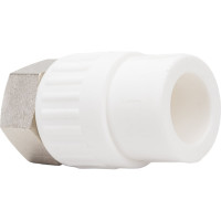 Комбинированная муфта СТМ ПЛАСТ PP-R, с накидной гайкой, с внутренней резьбой, DN 20х3/4" CPAS2034