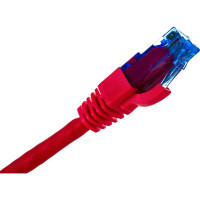 Шнур NIKOMAX U/UTP 4 пары, категория 6, 2хRJ45/8P8C, красный, 0,3м NMC-PC4UE55B-003-C-RD