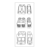 Клемма TDM ELECTRIC вводная, силовая, КВС, 16-95 кв.мм, желтая/зеленая SQ0833-0006