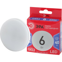 Светодиодная лампа ЭРА LED GX 6W 865 GX53 R диод, таблетка, 6Вт, холодный, Б0045331