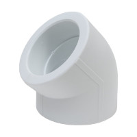 Угольник VALFEX PP-R Дн 90х45°, белый 10107090 127-0572