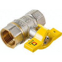 Шаровой кран для газа СТМ ГАЗ 1/2", г/г, бабочка CGFFB012