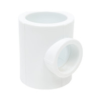 Переходной тройник VALFEX PP-R белый Дн 90х63х90 10906390 127-1878