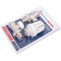 Термостатический комплект СТМ ТЕРМО для радиатора, прямой, в блистере, 3/4" CARKTS34