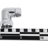 Уголок СТМ ТЕРМО гайка-гайка 3/4" х 1/2", для полотенцесушителя  хромированный CPLF3412