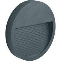 Светодиодный светильник FERON DH203 5W, 4000K, IP65, круг, серый 41176