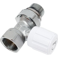 Радиаторный ручной регулировки клапан IVANCI со стопорным кольцом, прямой 3/4" IVC.103001.N.04