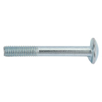 Мебельный болт с усом Element DIN 607 8x60 белый цинк 20 шт 244340