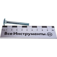 Мебельный болт Element DIN 603 6x50 белый цинк 40 шт 102720