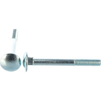 Мебельный болт Element DIN 603 8x70 белый цинк 15 шт 102790