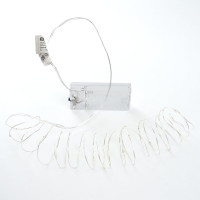 Гирлянда FERON 20 LED 2700К, батарейки 2 АА, IP 20, шнур 0,5м ,CL570 32364