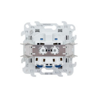 Розетка Simon 2К+З с защитными шторками Push&Go, графит 2420432-038