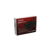 Удлинитель HDMI по витой паре VCOM до 60м, extender +2 блока питания DD471