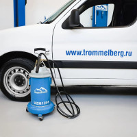Солидолонагнетатель с ручным насосом Trommelberg, вместимость 13 кг UZM1208