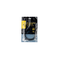 Кабель Cablexpert, mDP-HDMI, 20M/19M, 1.8м, черный, позолоченные разъемы, пакет, CC-mDP-HDMI-6