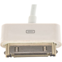 Кабель Cablexpert USB, AM/Apple для iPhone/iPod/iPad, 1м, белый пакет CC-USB-AP1MW