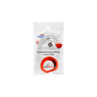 Кабель Cablexpert USB 2.0 AM/microBM 5P, 1.8м, белый, пакет CC-mUSB2-AMBM-6W