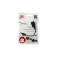 Кабель-переходник Cablexpert USB 2.0 OTG AF/MiniUSB, медь, Pro, 0.15м, черн, пакет A-OTG-AFBM-002