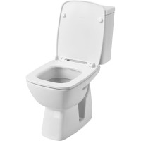 Унитаз-компакт Santek Нео Лайт косой выпуск, 2 режима, сиденье DP Slim, Soft Close, Clip up 1WH302471 456862