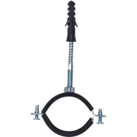 Металлический сантехнический хомут со шпилькой и дюбелем СВК 47-52, 1 1/2 дюйма, гайка М8 SVK-F040М8 Н0000006613