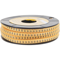 Маркировочное кольцо IEK 1-2.5мм, 6, МК, 1000шт/ролл UMK10-6