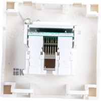 Информационная розетка IEK РКИ-20-00-П RJ-45, UTP, категория 5e, 2 модуля CKK-40D-RI2-K01