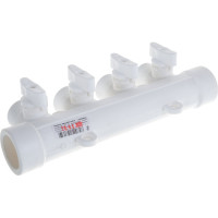 Коллектор с шаровыми кранами LAMMIN PPR ВР 32х1/2х4 Lm31082415032